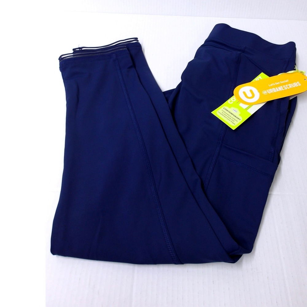 Urbane Impulse Women Navy Blue Scrub Pants Contemporary Fit 9208 SML /#26667